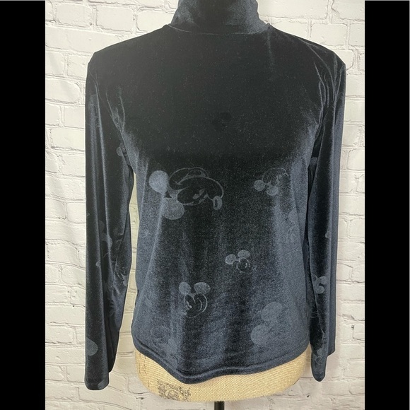 Velour Mickey Mouse Top - Picture 1 of 6